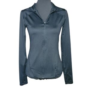 Champion black zip-up athletic jacket with thumb holes Size XS